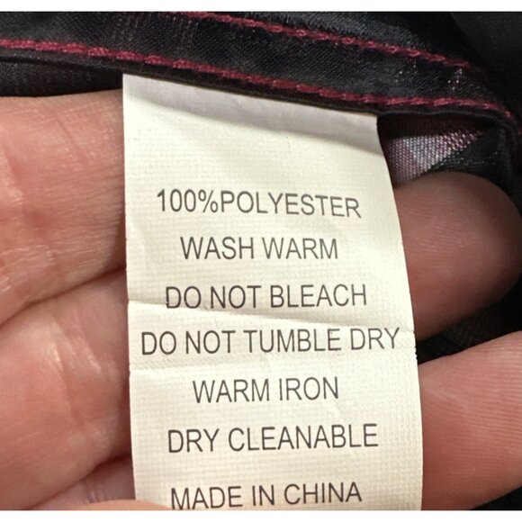 Centenario Mens 4XL Plaid Long Sleeve Shirt In Red & Black - Picture 11 of 11